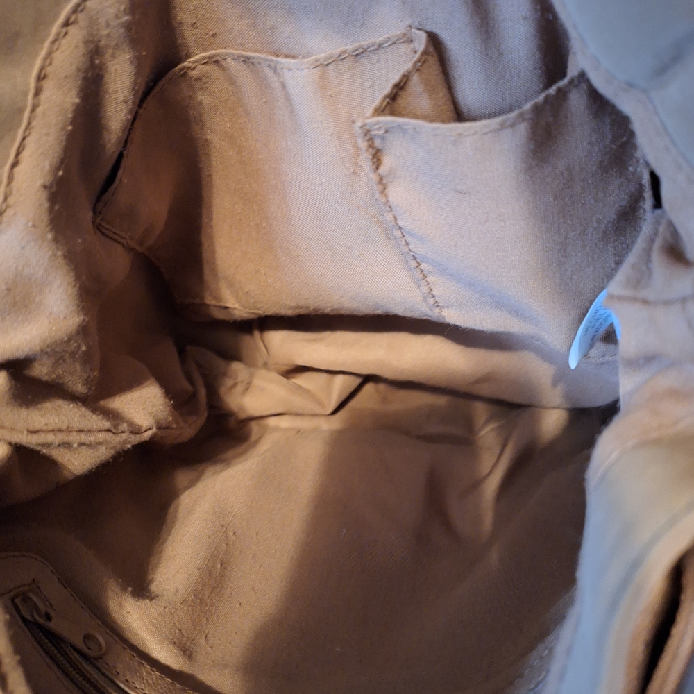 Tan Leather Crossbody Bag - Picture 12 of 12